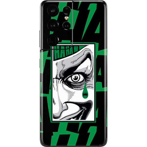 DC Comics The Joker Teardrop Card Galaxy S21 Ultra 5G Skin
